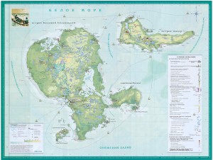 Карта Соловков