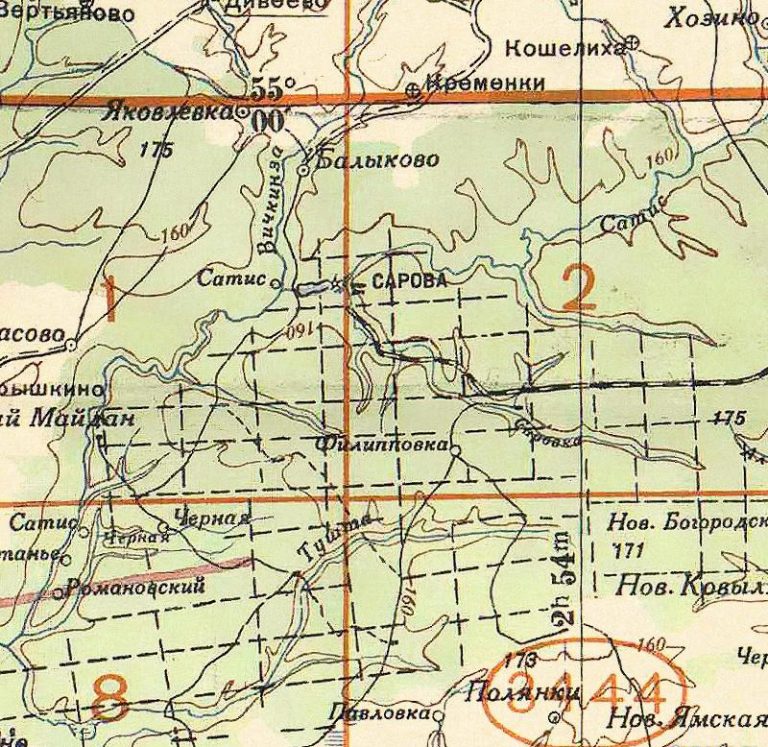 Карта ркка саратовской области